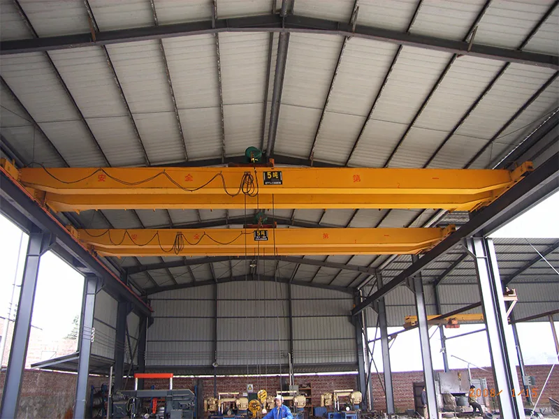 N-LH Type Double Girder Bridge Crane with Hoist Trolley image 3